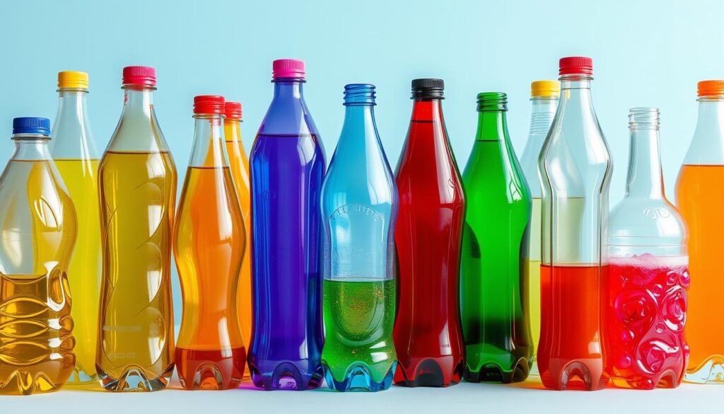 PET plastic bottles