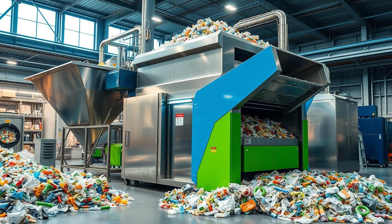 how much does a plastic recycling machine cost