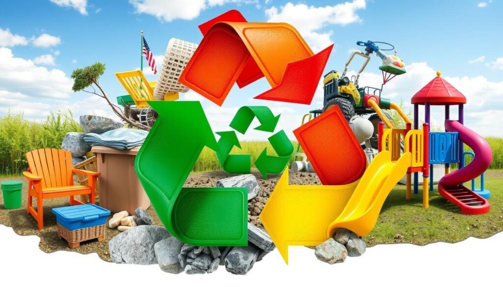 HDPE recycling uses