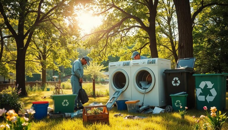 Washing machine recycling