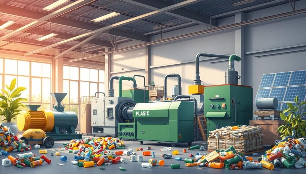 plastic recycling machine classification