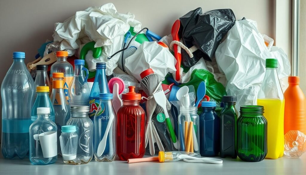 Recyclable and Non-recyclable Plastic Items