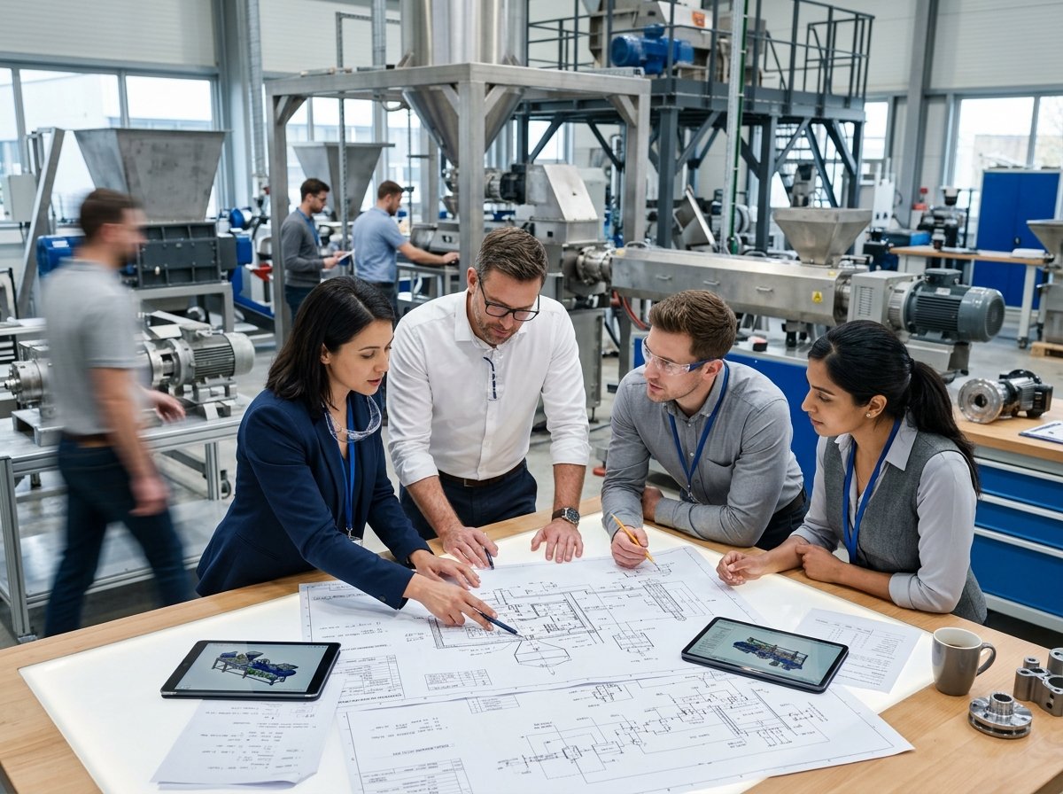 Custom Plastic Recycling Machinery with Turnkey Commissioning