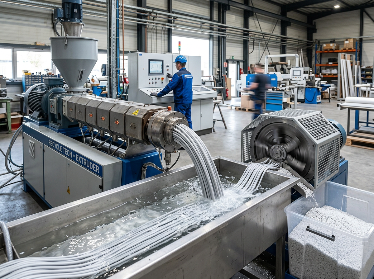 PE/PP Film Squeezing u0026 Pelletizing Systems