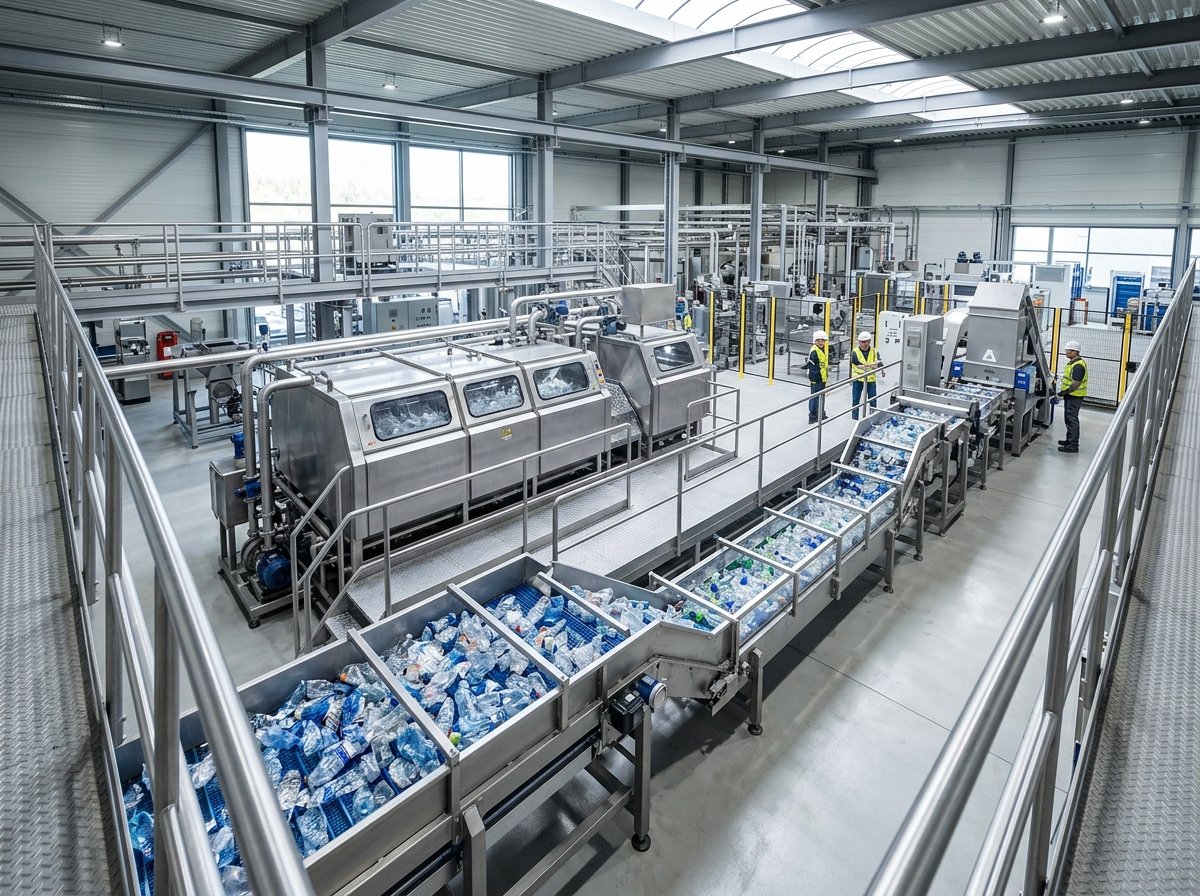 High-Output PET Bottle Recycling Lines