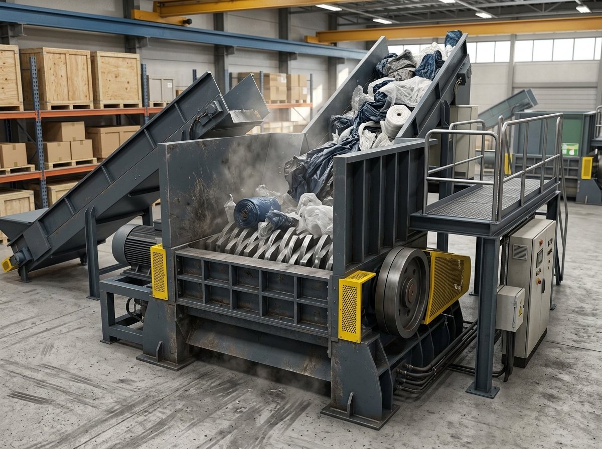 Industrial Plastic Shredders and PP/PE Film Recycling Equipment